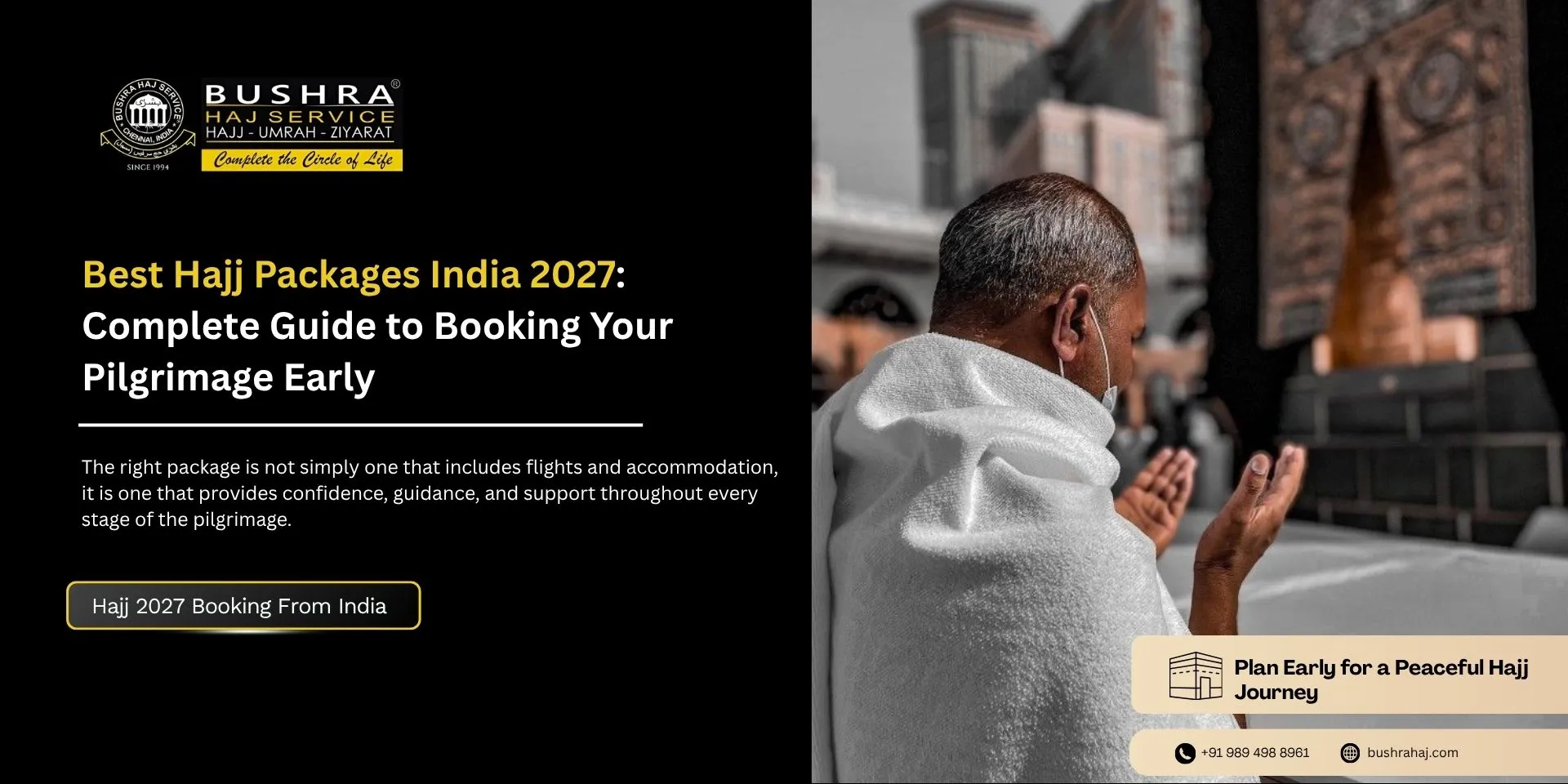 Best Hajj Packages India 2027 Complete Guide
